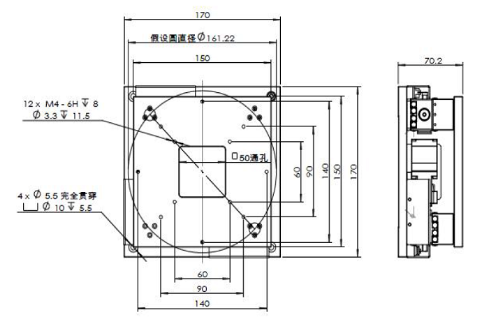 XYY軸電動對位臺 