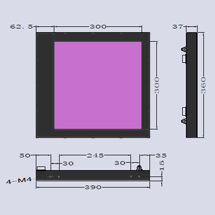 UVLED水冷面光源 大型UV水冷光源-300×300(圖3)