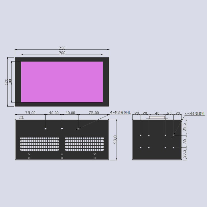 UVLED面光源油墨固化機-200×100(圖3)