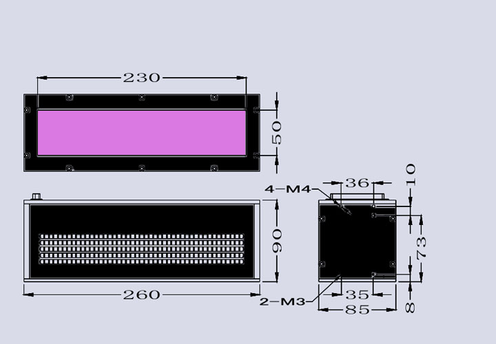 uvled面光源涂料固化機(jī)-230×50(圖3)